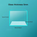 AWXZOM Small Nano Tall Rimless Tank, Glass Fish Tank, Betta Tank (0.7 Gallon, 5.9x4.3x5.1in/15x11x13cm)