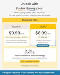 Furbo 360° Cat Camera + Mini [New Subscription Required at Setup] 2-Camera Bundle Nanny Subscription: Cat Safety & Home 