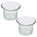 BESPORTBLE 2Pcs Glass Hummingbird Feeder Cups Replacement - Outdoor Hanging Bird Feeder Bowls for Garden Patio Balcony - Durable Glass Bird Accessories