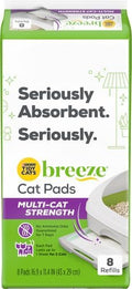 Purina Tidy Cats Cat Litter Breeze Pads Refill Pack Multi Cat Litter Pads - 8 ct. Bag (Pack of 2)