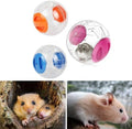Hamster Exercise Ball Silent Hamster Wheel Small Animals Transparent Ball for Dwar Rat Relieves Boredom and Increases Ac