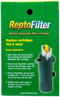 Tetra ReptoFilter Medium Filter Cartridges for Terrariums, 3 Count
