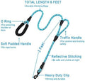 Plutus Pet Rope Dog Leash 6ft Long,Traffic Padded Two Handle,Heavy Duty,Reflective Double Handles Lead for Control Safet
