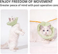 Touchdog Soft Cat Cone Collar, Waterproof Recovery E-Collar, Lightweight