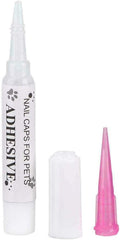 VICTHY 10pcs Special Pet Nail Adhesive Glues & 15pcs Applicator Tips for Dog or Cat Nail Caps