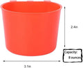 AMZSYLV 10 Pack Bird Cage Feeding Cups Chicken Seed Bowl Hanging Parrot Food Dishes,Feeder and Waterer Coop Cup Water Bottles for Pigeon Quail Parakeets Rabbit Poultry