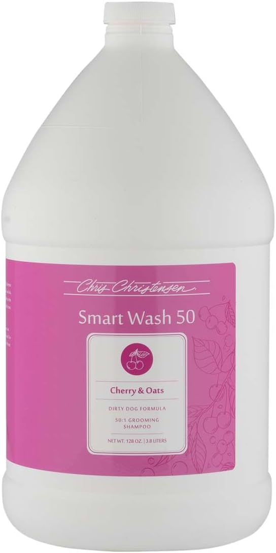 Chris Christensen SmartWash50 Ultra Concentrated Dog Shampoo, Makes up to 50 Bottles, Groom Like a Professional, Delight