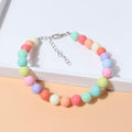 Pet Jewelry Candy Color Dog Pearl Collar Cute Teddy Necklace Jewelryc Chihuahua York Girl Clothing Dress Accessories(10+