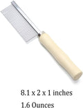 Wooden Handle Grooming Comb for Dogs Cats Pet
