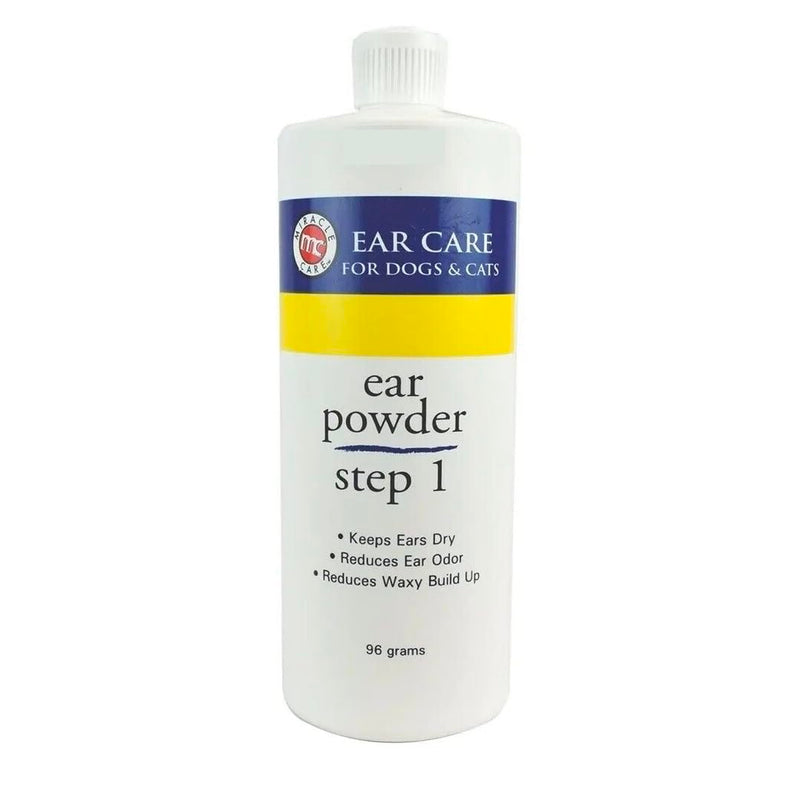 Dog and Cat Healthy Ear Care Cleaner R-7 Helps Remove Hair, Odors and Wax Choose Step 1, 2 or Set (96 Gram Step 1 Powder)