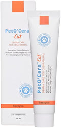 PetO'CERA Cat Cream - Hair Loss & Itch Relief for Hot Spots, Rashes, Allergies & Dry Skin - Soothing Moisturizer for Paw