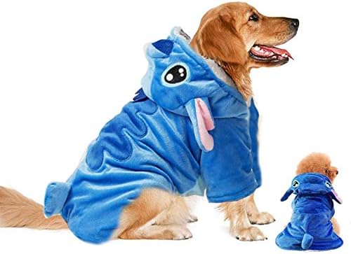 Dog Costumes for Halloween, Funny Cartoon Pet Outfit for Christmas - XL