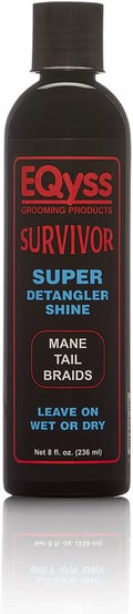 Eqyss Survivor Equine Horse Detangler - Smoothes Out Tangles, Mats, Knots - Enhances Shine, Softens Coat, Mane, Tail - f