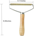 Carpet Pet Hair Remover, Portable Wooden Handle Lint Roller, Carpet Brush