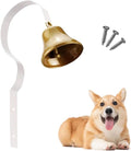GoGo Bell Dog Doorbell for Housebreaking/Housetraining Door Bell/Potty Training Your Poochie to Let You Know When they Need to Tinkle (White, Qty 1)
