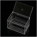 Acrylic Fish Tank Isolation Box 6"x4"x4" - No Assembly - Clear View Breeding Hatchery with Suction Cups & Feeding Kit (F