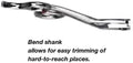 Geib Gator Stainless Steel Bent Shank Straight Pet Grooming Shear, 7-1/2-Inch
