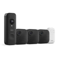 Blink Outdoor 4 and Battery Doorbell 2K+ (newest model) — Two-year battery 1080p cameras and 2K battery doorbell. Sync M
