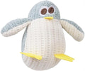 VisnzvLux Cat Chew Toy, Soft Penguin Plush with Yellow Feet, Durable Teething Toy for Kittens and Adult Cats, Boredom Relief