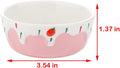 2 Pcs Hamster Ceramic Bowl, Small Animals Anti-Turning Food Water Bowl for Rabbit Hamster Guinea Pig Hedgehog Squirrel (