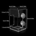 Fish Feeder Square-Shaped Automatic Fish Feeders Reduced Filter Clogging Tank Suitable for All Kinds of Food Tank Access