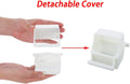 2 Pcs Small Bird Slot Feeder No Mess Cage Hanging Feeder Cup Plastic Food & Water Dispenser Bowl