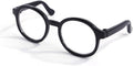 Black Pet Glasses for Small Dogs and Cats,Pet Dog Cute Glasses Clear Lens Retro Glasses Photo Props Transparent Cat Sun Glasses for Small Dogs Cats Cosplay Costume Apparel and Accessories