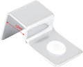 Pssopp Fish Glass Cover Clip, 4Pcs 12mm Stainless Steel Aquarium Glass Cover Support Bracket Holders Universal Lid Clips