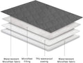 Ameritex Waterproof Dog Bed Cover Pet Blanket with Anti-Slip Back