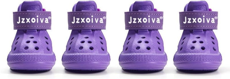 JZXOIVA Dog Shoes for Hot Pavement, Dog Booties for Small Dogs, Breathable Dog Boots & Paw Protectors, Adjustable Non-Sl