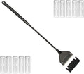 Vimvins Algae Scraper for Glass Aquarium,Aquarium Razor Scraper with 10 Replaceable Blades,Aquarium Cleaning Tools.