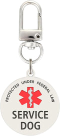 30mm Service Dog ID Tag for Collar Harness Vest