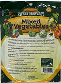 Sweet Harvest Mixed Vegetables Treat, 2.5 Oz Bag - Real Vegetables for Birds - Cockatiels, Parakeets, Parrots, Macaws, Conures