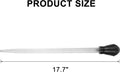 18.7in Long Turkey Baster Aquarium Food Feeder Syringe 50ml Black