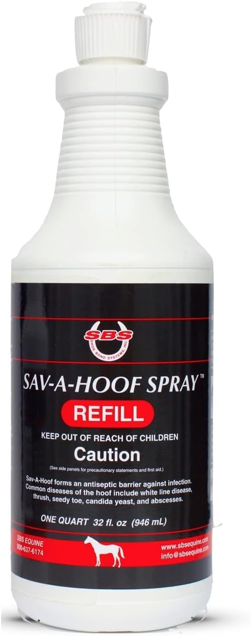 SBS Equine Spray | Hoof Treatment Provides Antiseptic Barrier Against Infection | Fights Hoof Illness | Long-Lasting (32