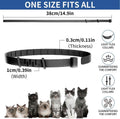 4 Pack Flea Collar for Cats, 32 Months Flea and Tick Prevention for Cat, Waterproof & Natural Cat Flea and Tick Treatment, Adjustable for Cats Kittens(Blue&Pink)