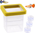 1 Pack Floating Fish Breeding Isolation Box Acrylic Floating Hatching Box for Baby Fish Shrimp Clownfish Betta Eggs Aqua