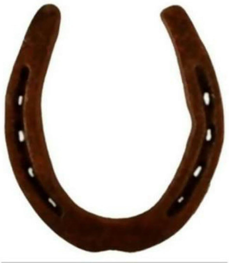 Original Black Horse Shoe/Kale Ghode ki naal, Metal Horse Shoe Kale Gode Ki Naal (12 cm x 2 cm x 12 cm, Black) Used