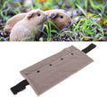 Soft Reptile Sling Carrier with Adjustable Strap, Warm Bearded Dragon Pouch for Lizard, Leopard Gecko, Hamster, Small An