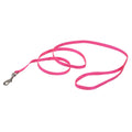 Coastal Pet Single-Ply Dog Leash - Sturdy Pet Leash - Comfortable & Stylish - Resists Fraying - Vibrant & Fade-Resistant Color - Neon Pink, 3/8" x 6'