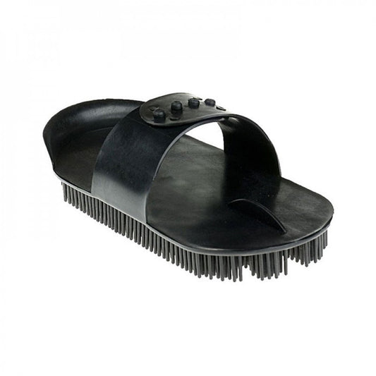 Horze Plastic Curry Comb - Black - One Size