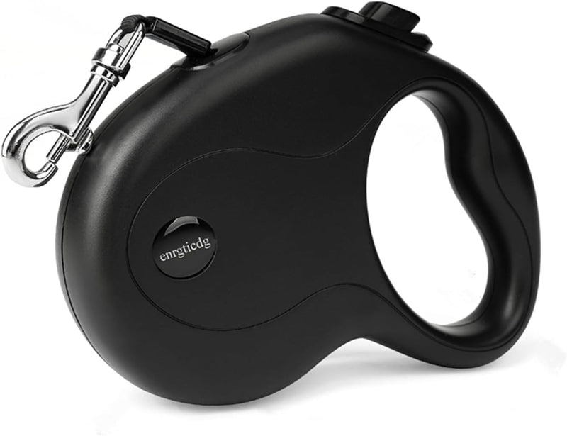 enrgticdg 16Ft Retractable Dog Leash,Light Weight Leash for Small to Medium Dogs/Cats Up to 50lbs,Stainless Steel Spring