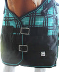 CHALLENGER 1200D Foal Winter Blanket Miniature Pony Donkey Bellyband Turquoise Rustic