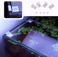 Pssopp Fish Glass Cover Clip, 4Pcs 12mm Stainless Steel Aquarium Glass Cover Support Bracket Holders Universal Lid Clips