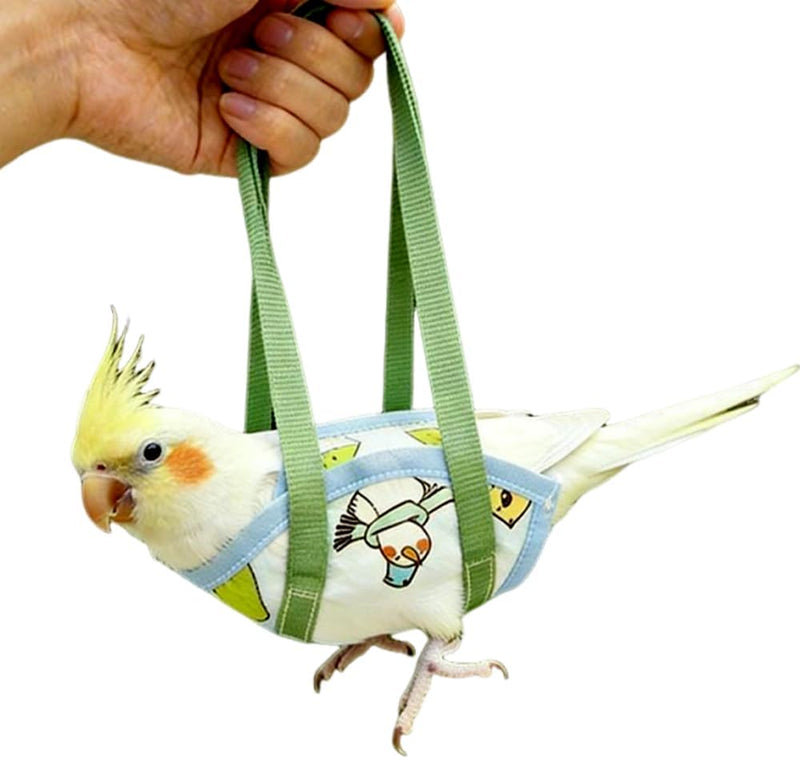 Ouliget Parrot Sling Carrier Bag, Portable Handheld Bird Travel Vests Bag, Escape-Proof Outdoor Walking Bird Pouch for S