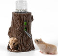 Adjustable No Drip Ceramic Hamster Water Bottle for Glass Tank