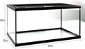 Reptile Glass Tank 20"*12"*10" Pre-Assembled Terrarium for Turtle,Hermit Crab,Bearded Dragon,Gecko,Lizard,Snake,Spider,F