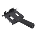 Omabeta Livestock Shedding Comb, durable ABS and iron construction with dual-sided teeth for smooth grooming and itch re