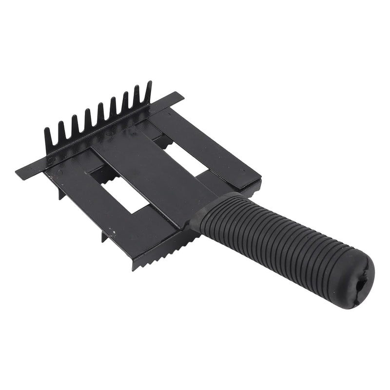 Omabeta Livestock Shedding Comb, durable ABS and iron construction with dual-sided teeth for smooth grooming and itch re