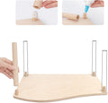 Niteangel Hamster Play Wooden Platform: Wave- 15.7" L x 9" W - 7" H
